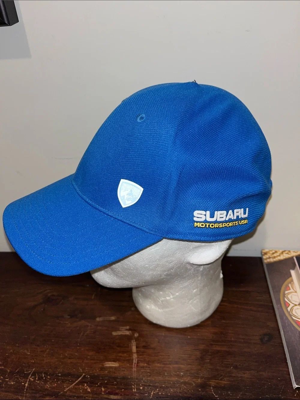NWOT Subaru STI Rally Team Hat Racing Pirelli Blue Kuhl Aerifyr Cap New cut top